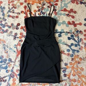 Black Windsor Mini Bodycon Dress